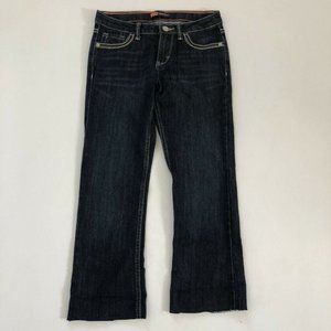 Levi's Jeans Youth 14 Blue Boot Cut Denim Pants Slim Fit Size 14 (24X21)